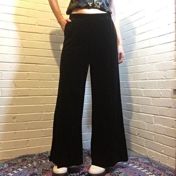Anthropologie Pants - Wide Palazzo Velvet Pants. Cupio. Anthropologie